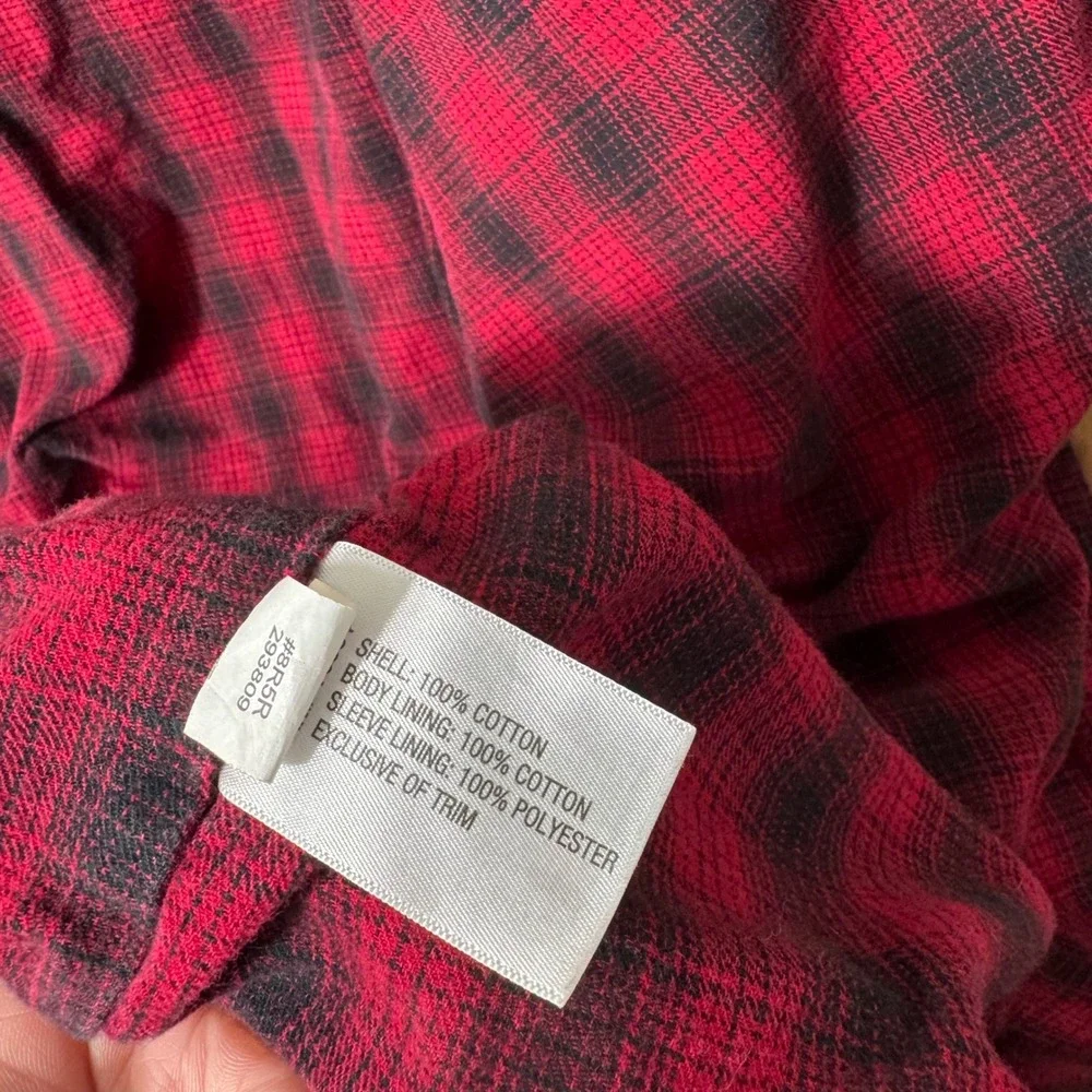 Vintage Orvis Chore Barn Utility Jacket‎ Corduroy Collar Flannel Lining Mens L